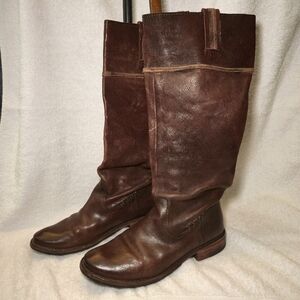 Frye Shirley Artisan Tall Riding Boot Dark Brown 7